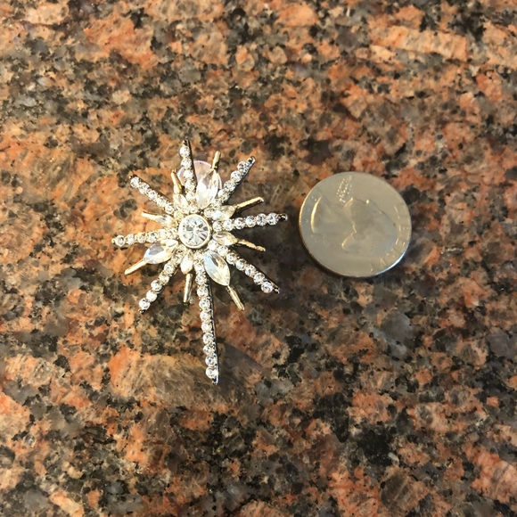 Crystal Starburst Earrings - Picture 6 of 7